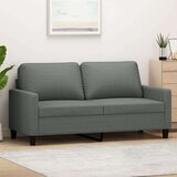 vidaXL Dvosjed od tkanine tamnosivi 140 cm | shoptok.hr