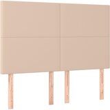 Maison Chic Posteljno vzglavje - Vzglavna omarica 4 kosa kapučino 72x5x78/88 cm umetno usnje, (22077005) Cene