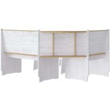  3-dijelni blagovaonski set od masivne borovine boja meda/bijeli | shoptok.hr