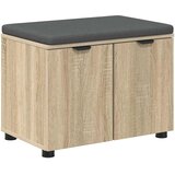  Klupa za hodnik s jastukom Sonoma hrast 60 x 38 x 46 cm | shoptok.hr