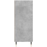  Visoka komoda siva boja betona 57x35x90 cm konstruirano drvo | shoptok.hr