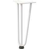  Noge s ukosnicama za stolić za kavu 4 kom. bijele 30 cm, puni čelik | shoptok.hr