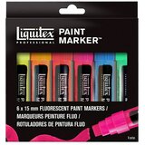 LIQUITEX Professional Set markera Paint Marker Fluo (6 Kom., 15 mm, Pravokutni vrh) LIQUITEX Professional Set markera Paint Marker Fluo (6 Kom., 15 mm, Pravokutni vrh) Slike