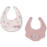 set 2 bombažnih slinčkov blush