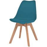 Maison Chic Jedilni stoli - Vzorci stoli 4 kosi turkizna plastika A1025, (22032713) | Shoptok.si