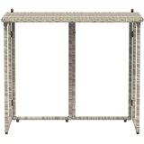  Sklopivi vrtni stol svijetlo sivi 90x51x75 cm poliratan | Eponuda.ba