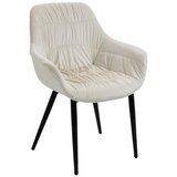 Livetastic Naslanjač Samt, Krem Barva | Shoptok.si