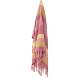 Bloomingville Rumena/rožnata odeja iz recikliranega bombaža 130x160 cm Isnel – Cene