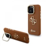 Guess Cam Stand GUHCP15XPCS4GSW ovitek za iPhone 15 Pro Max s stojalom - rjav | Shoptok.si