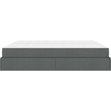  Okvir kreveta s madracem s madracem 2 pcs Siva nijansa tkanina | shoptok.hr