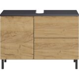 Germania Tamno sivi ormarić za sudoper u dekoru hrasta 80x56 cm Salinas - Cijene