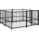Vanjski kavez za pse čelični 3,75 m² | shoptok.hr