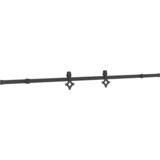  Klizna vrata NARVIK Prirodna i crna 70 x 210 cm (213,5 cm) | shoptok.hr