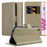Cadorabo Ohišje, združljiv s HTC v kapučino rjavi barvi - zaščitni pokrov z magnetnim zapiranjem, stoječo funkcijo in režo za kartico, (20567554) | Shoptok.si