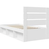  Krevetna konstrukcija Bijelo 75 x 190 cm Čvrsto borovo drvo | shoptok.hr