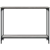 Konzolni stol siva boja hrasta 101x30 5x75 cm konstruirano drvo | shoptok.hr