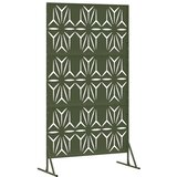  Zaslon za privatnost 100 x 50 x 180 cm Čelik Maslinastozelena | shoptok.hr