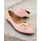 Resti Black women's ballerina flats with a tip embellishment on the toe Figgda | ePonuda.com