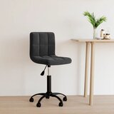 Maison Chic Vrtljiv pisarniški stol - računalniški stol črn žamet, (21784212) | Shoptok.si