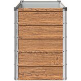  Povišeni vrtni krevet Drvena smeđa 100 x 40 x 55 cm | shoptok.hr