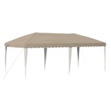 vidaXL Zložljivi šotor za zabave 575 x 290 x 245 cm Krem, (5000219047) | Shoptok.si