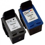 HP Komplet kartuš za C9351CE nr.21XL (črna) + C9352AE nr.22 XL (barvna), kompatibilen Cene