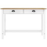  Konzolna mizica Hill z 2 predaloma 110x45x74 cm borovina, (20713061) | Shoptok.si