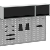  Set ormara za alate 5 kom. Crna Čelik s prahom premazan | shoptok.hr