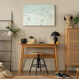  Slika - Sky with Balloons - Balloons in Subdued Colors Flying in the Sky Among Clouds Rainbows and Stars 90x60 Standard | shoptok.hr