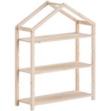 Vipack Dječja biblioteka od masivnog bora u prirodnoj boji 111x141x40 cm Dallas – Cijene