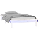  Okvir kreveta bijeli 75x190 cm za jednu osobu masivno drvo | shoptok.hr