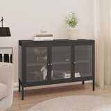 vidaXL Komoda antracit 105 x 35 x 70 cm od čelika i stakla Cijene