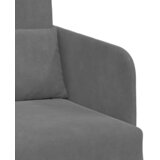 Krevet na razvlačenje Tamno siva 65 x 80 x 83 cm Baršun | Eponuda.com