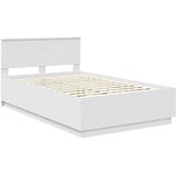  Okvir za krevet Bijelo 135 x 190 cm Konstruirano drvo - Bijelo 135 x 190 cm | shoptok.hr