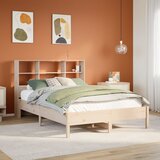 vidaXL Krevet s regalom za knjige bez madraca 140x200 cm od borovine Cijene