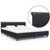  Okvir za krevet od umjetne kože crni 160 x 200 cm | shoptok.hr
