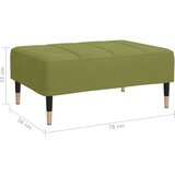  Tabure svjetlozeleni 78 x 56 x 32 cm baršunasti | shoptok.hr