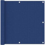 Balkonski zastor plavi 90 x 600 cm od tkanine Oxford | shoptok.hr