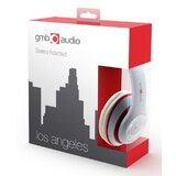 Gembird mhs-lax-w stereo sa mikrofonom los angeles white (1x3,5mm) slušalice | ePonuda.com