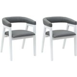  Trpezarijske stolice 2 pcs Bijelo 54 x 57 x 73 cm | shoptok.hr