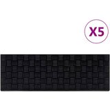 vidaXL Gazišta za stepenice 5 kom 25 x 75 cm gumena Cijene