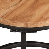  Uklapajući stolići 3 kom od masivnog drva bagrema | shoptok.hr
