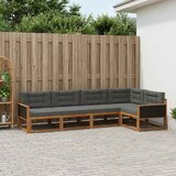  Set vanjskih sofa 5 pcs Prirodna i antracit | shoptok.hr