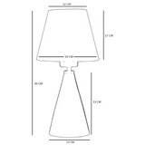 Opviq 8899-4 blackwalnut table lamp | ePonuda.com