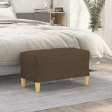 vidaXL Klupa smeđa 70 x 35 x 41 cm od tkanine | shoptok.hr