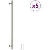  Ručke za ormarić 5 kom srebrne 320 mm od nehrđajućeg čelika | shoptok.hr