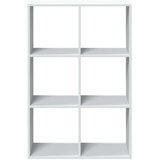 vidaXL Sobna pregrada / regal za knjige bijeli 69,5x29x103,5 cm drveni | shoptok.hr