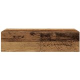 vidaXL Stenska polica s predali starinski les 60x26,5x15 cm inž. les | Shoptok.si