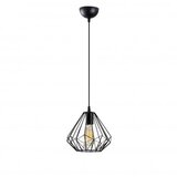 Opviq Vislica DIAMOND crna, metal, promjer 23 cm, visina 117 cm, podesiva visina, E27 40 W, Diamond - 704-S | shoptok.hr