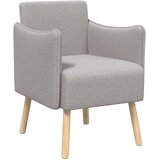  Ukrasna fotelja Svjetlosiva Bouclé | shoptok.hr